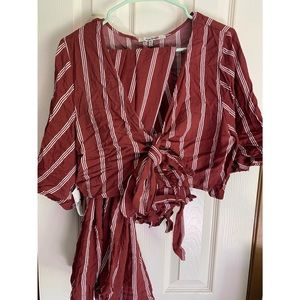 Crop top and pant set